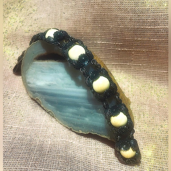 Vtg MCM Nils Erik Sterling silver link bracelet - Picture 1 of 10